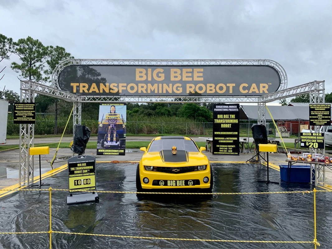 Big Bee Transforming Robot Car — Artists & Attractions
